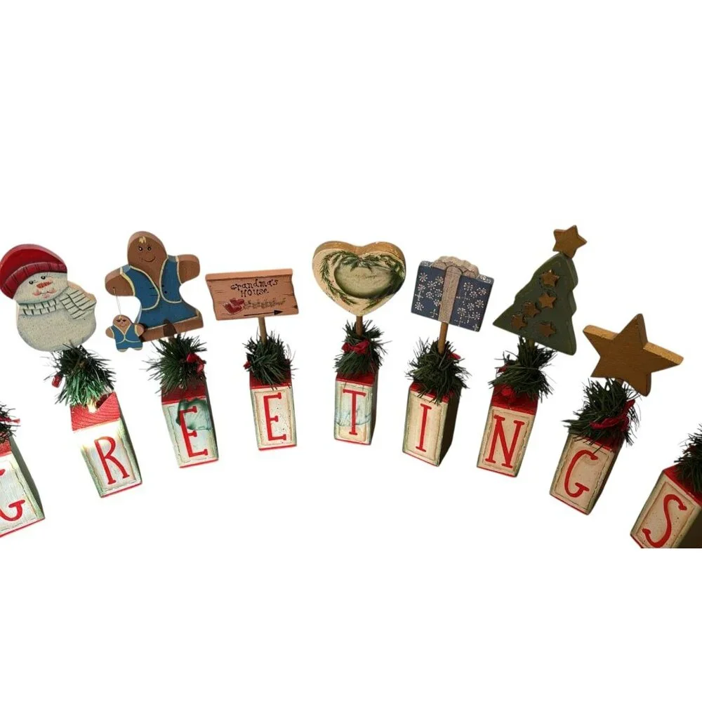 HM Wooden Blocks Christmas 